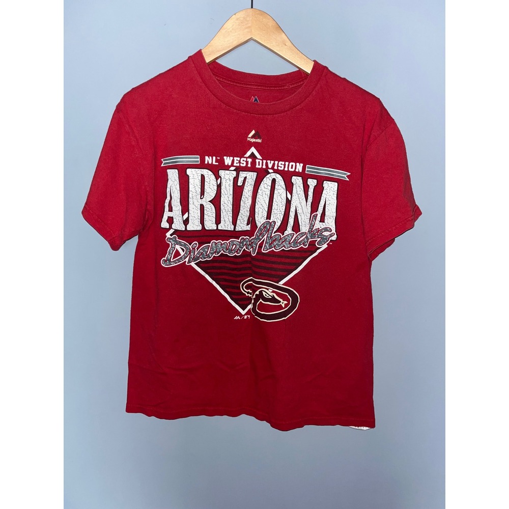 Majestic Arizona Diamondbacks MLB Baseball T Shirt Red Medium